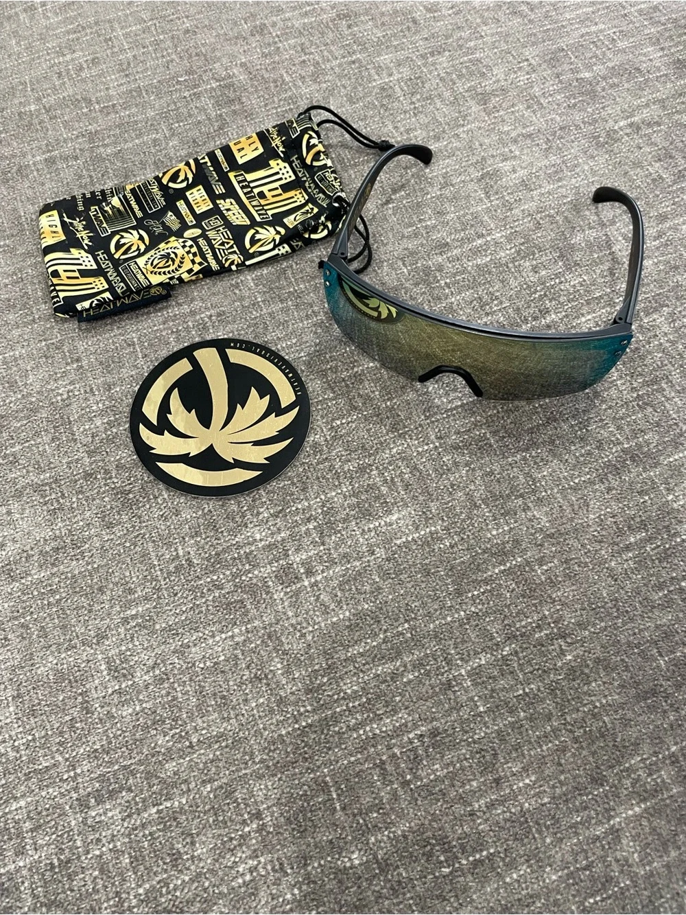 Heatwave Visual Lazer face Mirrored Sunglasses